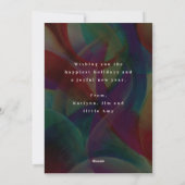 Carte de vacances Rustic Warming Photocard (Dos)