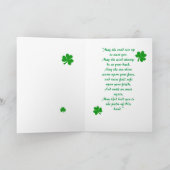 Carte de vacances Saint Patrick’s Day Blessing (Intérieur)