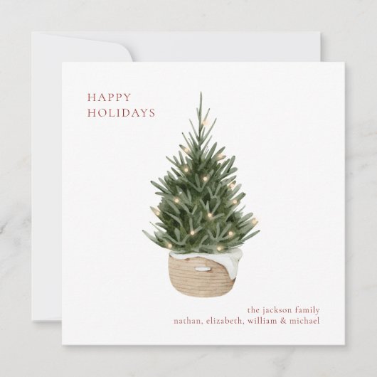 Carte de vacances Scandi Scandi (Devant)