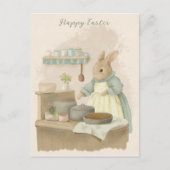 Carte de vacances Shabby Chic de Pâques Rabbit (Devant)