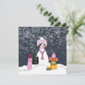 Carte de vacances Shop N Drop (Debout devant)
