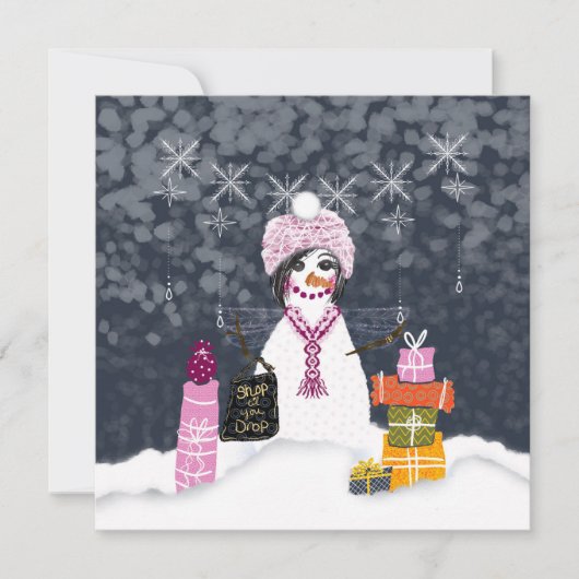 Carte de vacances Shop N Drop (Devant)