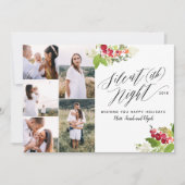 Carte de vacances Silent (ish) nuit multi photo. (Devant)