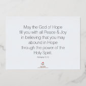 Carte de vacances Silky Maggie Chèvre Foil 2 (Verso)