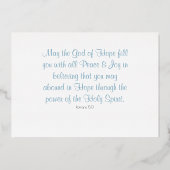 Carte de vacances Silky Maggie Goat Foil (Verso)