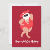 Carte de vacances Silly Fabulous Père Noël (Devant)