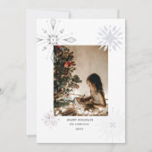 Carte de vacances Silver Snowflake (Devant)
