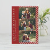 Carte de vacances simple avec photos (Debout devant)