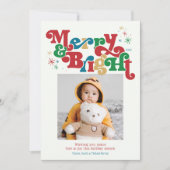 Carte de vacances simple et brillante (Devant)