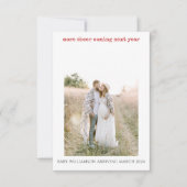 Carte de vacances simple Photo Grossesse Faire-par (Devant)