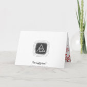 Carte de vacances Snowflakes (Dos)