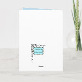 Carte de vacances Snowflon (Dos)