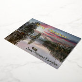 Carte de vacances Snowy Scottish Landcape Foil (Rotation)