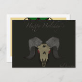 Carte de vacances Sol Invictus (Devant / Derrière)