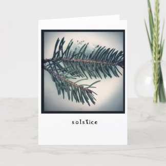 Carte de vacances Solstice