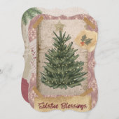 Carte de vacances Solstice Blessings (Appartement) (Devant / Derrière)