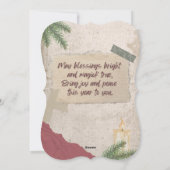 Carte de vacances Solstice Blessings (Appartement) (Dos)