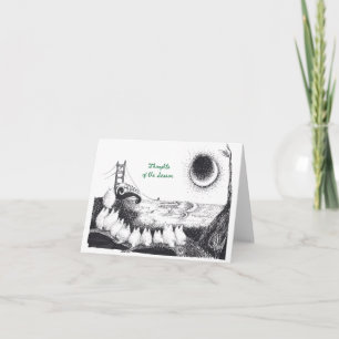 Carte de vacances sorcière Yule "Thoughts of the S