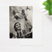Carte de vacances soviétique avec une fille et des (Bureau)