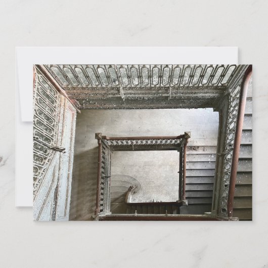 Carte de vacances Stairs Flat (Devant)