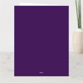 Carte de vacances Star gold Flat Merci (Dos)