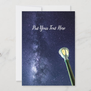 Carte de vacances Starry Night Milky Way Galaxy