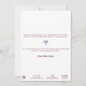 Carte de vacances Starry Night Winterscape (Dos)