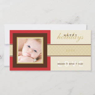 CARTE DE VACANCES STYLISH :: douceur 4