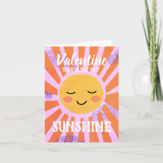 Carte de vacances Sunshine Valentine (Devant)