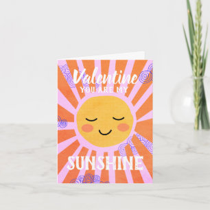 Carte de vacances Sunshine Valentine