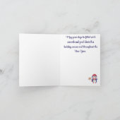 Carte de vacances sur mesure Globe de neige mignon (Intérieur)