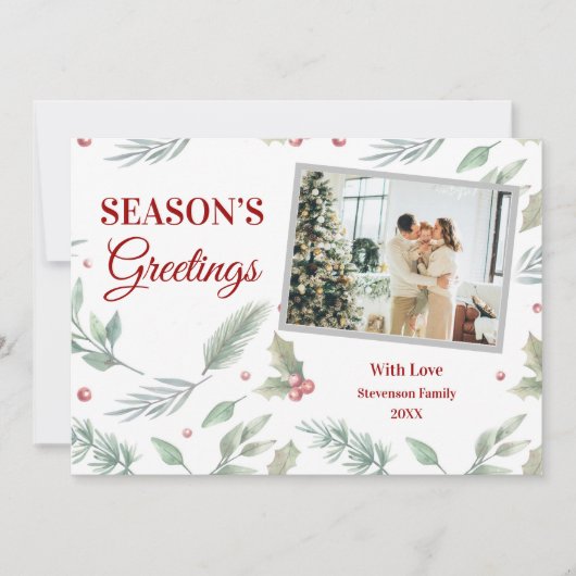 Carte de vacances sur mesure pour les Joyeuses Fêt (Devant)