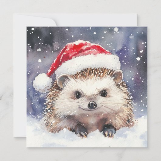 Carte de vacances Sweet Hedgehog Flat (Devant)