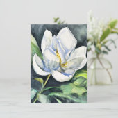 Carte de vacances Sweet September Magnolia (Debout devant)