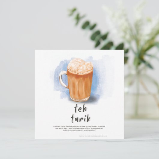 Carte de vacances Tarik Malaysia Flat (Debout devant)