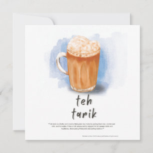 Carte de vacances Tarik Malaysia Flat