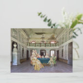 Carte de vacances Tea Party Flat (Debout devant)