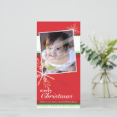 CARTE DE VACANCES TENDANTE :: 5P brillamment flash (Debout devant)