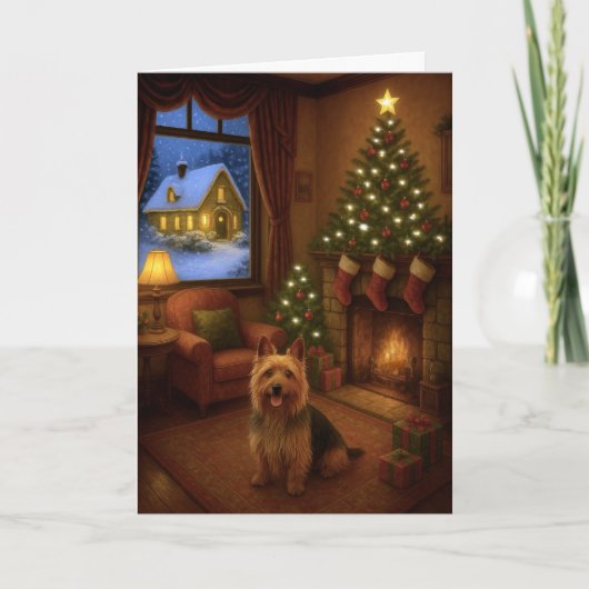 Carte de vacances Terrier Australien (Devant)