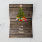 Carte de vacances Texas Lone Star State Flag (Intérieur)