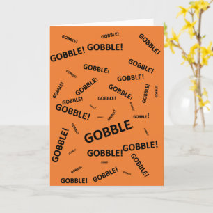 Carte de vacances Thanksgiving