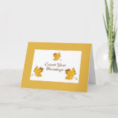 Carte de vacances Thanksgiving (Devant)