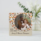 Carte de vacances Thanksgiving personnalisée (Debout devant)