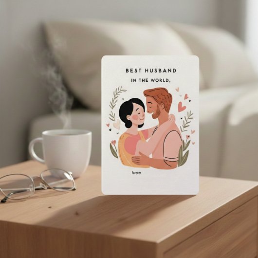 Carte de vacances "The Best Husband"