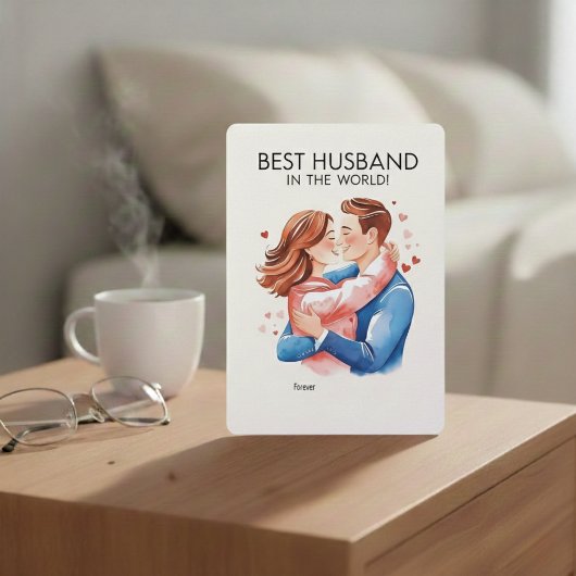 Carte de vacances "The Best Husband"