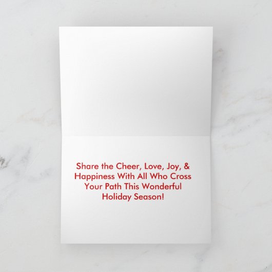 Carte de vacances Tiger (Intérieur)