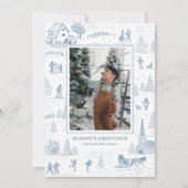 Carte de vacances Toile Motif Winter Wonderland (Devant)