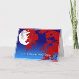 Carte de vacances Touch of Nature