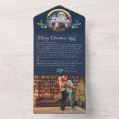 Carte de vacances tout en un sous-marin (À l'intérieur)