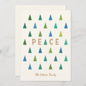 Carte de vacances Tree Lot (Devant / Derrière)